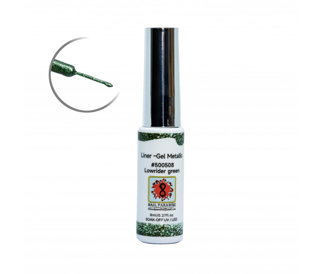 Liner Gel Metallic - Lowrider Green 8 ml